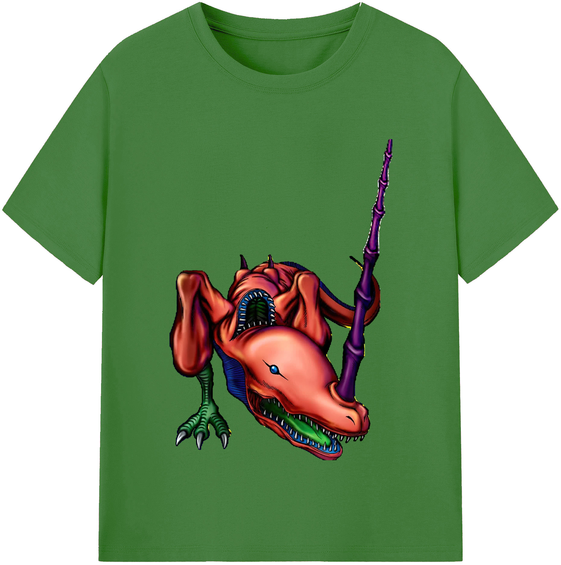 （画像用） 遊☆戯☆王 Yu-Gi-Oh! レディースカジュアルプリントTシャツ（綿100％）